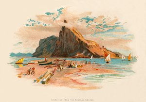 Gibraltar z gruntu neutralnego autorstwa Charles Wilkinson