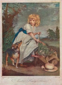 Mistrz Henry Hoare 1784-1836, jako chłopiec, ogrodnictwo, 1883 1906 autorstwa Charles Wilkinson