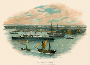 Port w Portsmouth autorstwa Charles Wilkinson