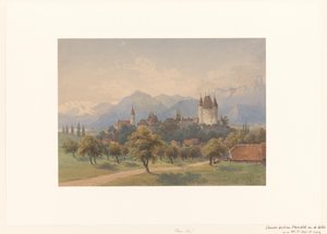 Widok Thun, Szwajcaria