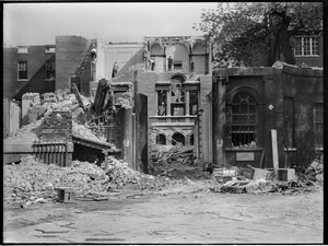 Pembroke House, Whitehall Gardens, Whitehall, Westminster, GLA, koniec lat 30. XX wieku.