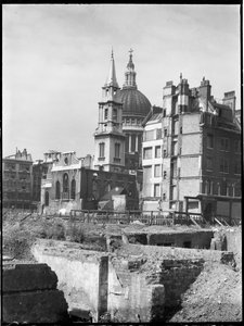 Katedra św. Pawła, Cmentarz św. Pawła, City of London, City of London, GLA, 1941-1945.