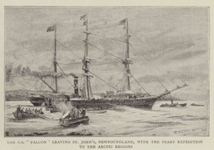 SS Falcon opuszcza St John
