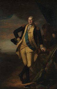 Jerzego Waszyngtona, ca. 1779-81. autorstwa Charles Willson Peale