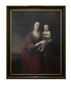 Pani Mary Norris Dickinson i jej córka autorstwa Charles Willson Peale
