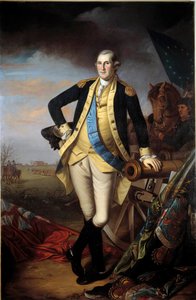 Portret Jerzego Waszyngtona (1732-1799) po bitwie pod Princeton, 3 stycznia autorstwa Charles Willson Peale