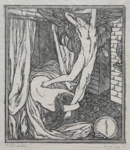 O miłości Kupidyna i Psyche: Lot Kupidyna autorstwa Charles de Sousy Ricketts