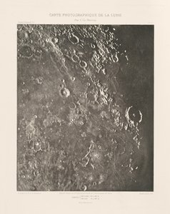 Fotograficzna mapa Księżyca, płyta XX, 22 marca autorstwa Charles le Morvan