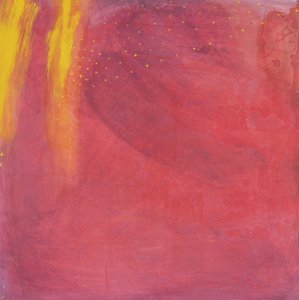 Purple Moon, 1997 (olej i glazura na zaprawie)