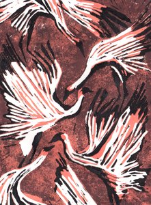 Flamingi, 2021 autorstwa Charlotte Orr