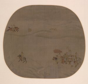 Jesienne polowanie, ok. 1930 r. 1201-4. autorstwa Chen Juzhong