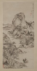 Krajobraz po Dong Yuan autorstwa Chen Wang