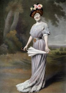 Francuska komik Amelie Dieterle jako Blanche w sztuce „La ponette”, Paryż, fot. Cheri Rousseau z gazety „Le Theatre” 1 sierpnia