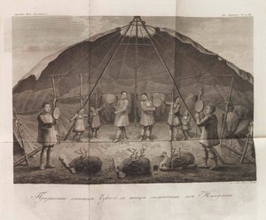 Ilustracja z Podróży kapitana Billingsa przez Czukotkę... autorstwa Gavriila Sarycheva, 1811. autorstwa Chesky