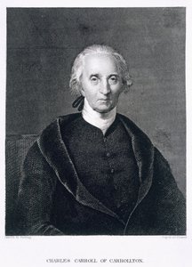 Charles Carroll z Carrollton, grawerowane przez Ashera Browna Duranda (1796-1886) autorstwa Chester Harding