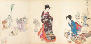 Chiyoda Castle Album of Women, 1895., 1895. autorstwa Chikanobu Yoshu