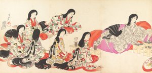 Chiyoda Castle Album of Women, 1895., 1895. autorstwa Chikanobu Yoshu