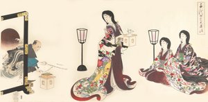 Chiyoda Castle Album of Women, 1895., 1895. autorstwa Chikanobu Yoshu