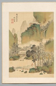 Krajobraz, 1808. autorstwa Chikuto Nakabayashi