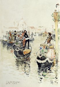 Regaty weneckie autorstwa Childe Frederick Hassam