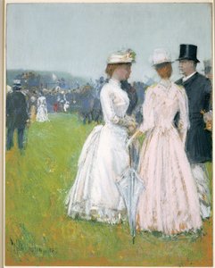 Na Grand Prix de Paris autorstwa Childe Frederick Hassam