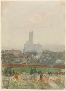 Katedra w Canterbury autorstwa Childe Frederick Hassam