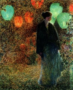 Lipcowa noc autorstwa Childe Frederick Hassam