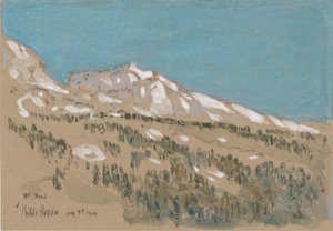 Góra Hood autorstwa Childe Frederick Hassam