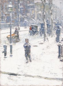 Burza śnieżna, Piąta Aleja, Nowy Jork
