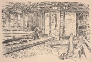 Sklep Spar, Gloucester autorstwa Childe Frederick Hassam