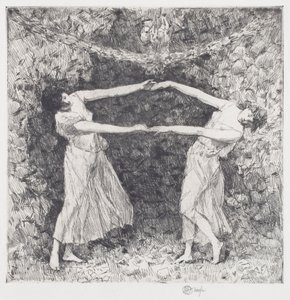 Taniec laurowy autorstwa Childe Frederick Hassam