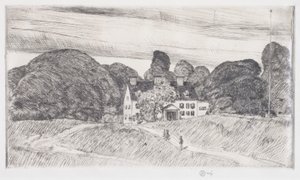 Posiadłość Lwów Gardinerów autorstwa Childe Frederick Hassam