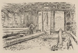 Sklep Spar, Gloucester, 8 lipca autorstwa Childe Frederick Hassam