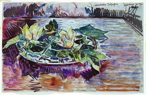 Tulipany w misce autorstwa Childe Frederick Hassam