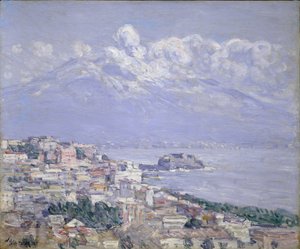 Wezuwiusz autorstwa Childe Frederick Hassam