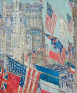 Dzień Aliantów, maj 1917 autorstwa Childe Hassam