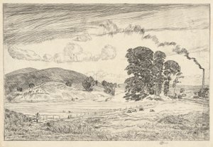 Wzgórza Danbury, 1920 autorstwa Childe Hassam
