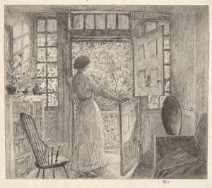 Drzwi holenderskie autorstwa Childe Hassam