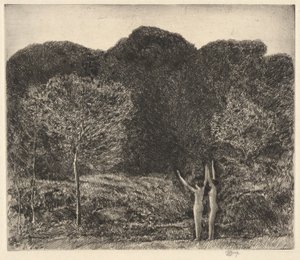Wieczór, Easthampton autorstwa Childe Hassam
