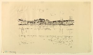 Wewnętrzny port autorstwa Childe Hassam