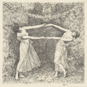 Laurowy taniec autorstwa Childe Hassam