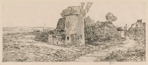 Wiatrak na Long Island, 1929 autorstwa Childe Hassam