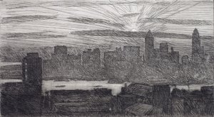 Manhattan autorstwa Childe Hassam