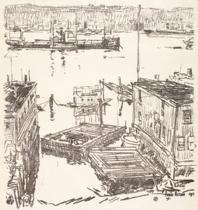 North River autorstwa Childe Hassam