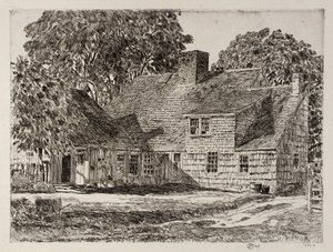Old Dominy House autorstwa Childe Hassam