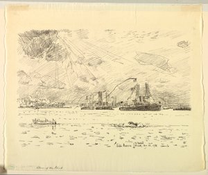 Powrót floty autorstwa Childe Hassam