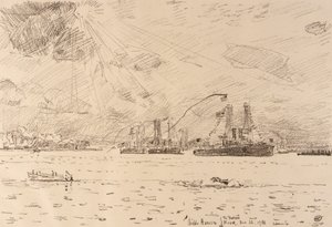 Powrót floty autorstwa Childe Hassam