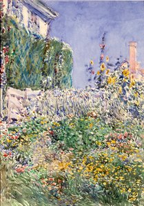 Ogród Thaxtera autorstwa Childe Hassam