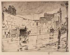 The Billboards, Nowy Jork autorstwa Childe Hassam