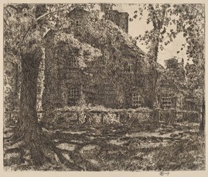 Domek „Home Sweet Home”, Easthampton autorstwa Childe Hassam